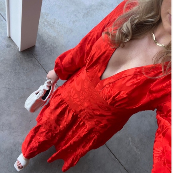 🔥Farm Rio Jacquard Maxi Dress - Picture 5 of 8